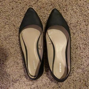Express black flats